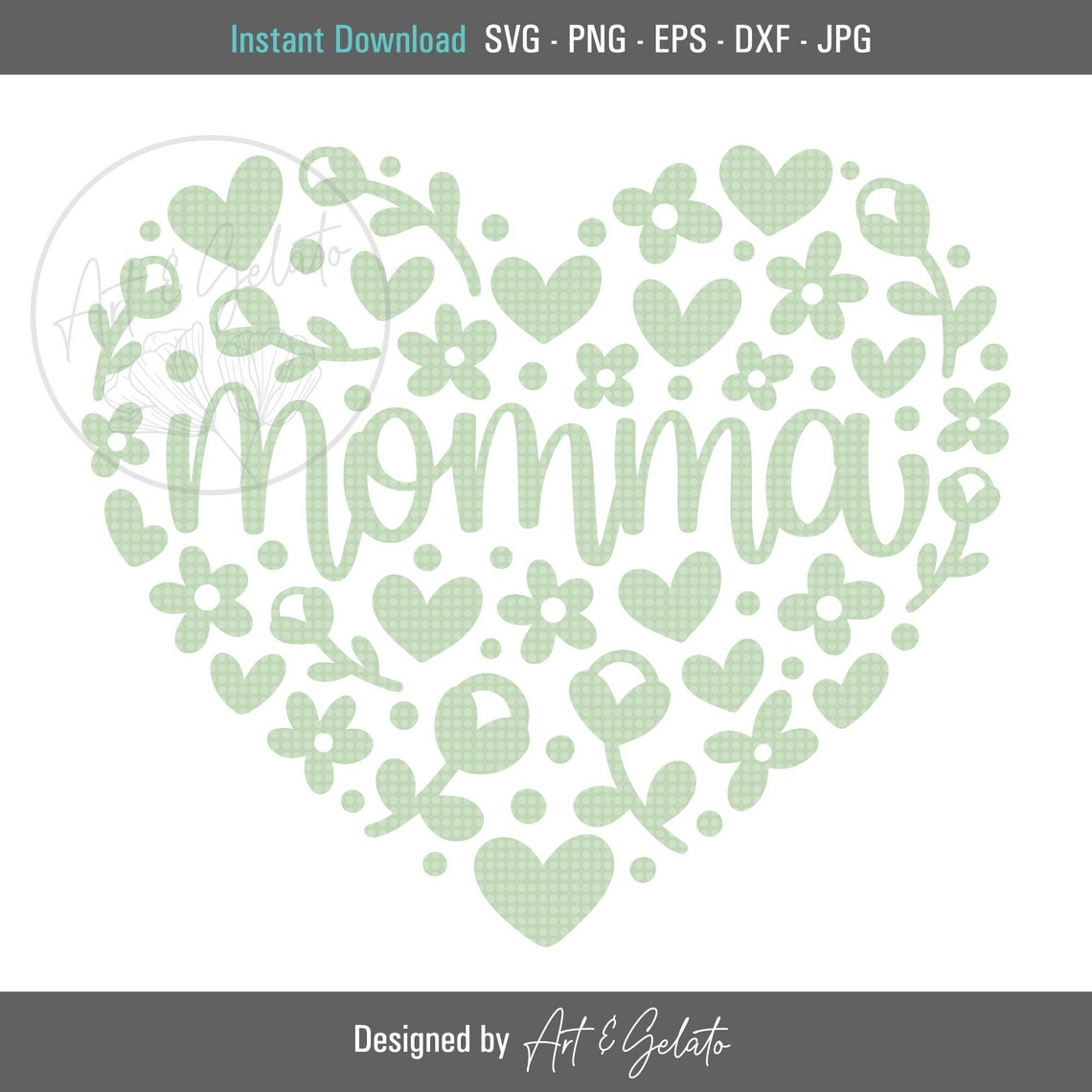 Momma Floral Heart Svg Momma Svg Happy Mothers Day Svg Mothers Day Shirt Svg Momma Birthday Svg Mom Svg Momma Svg Mama Shirt Svg