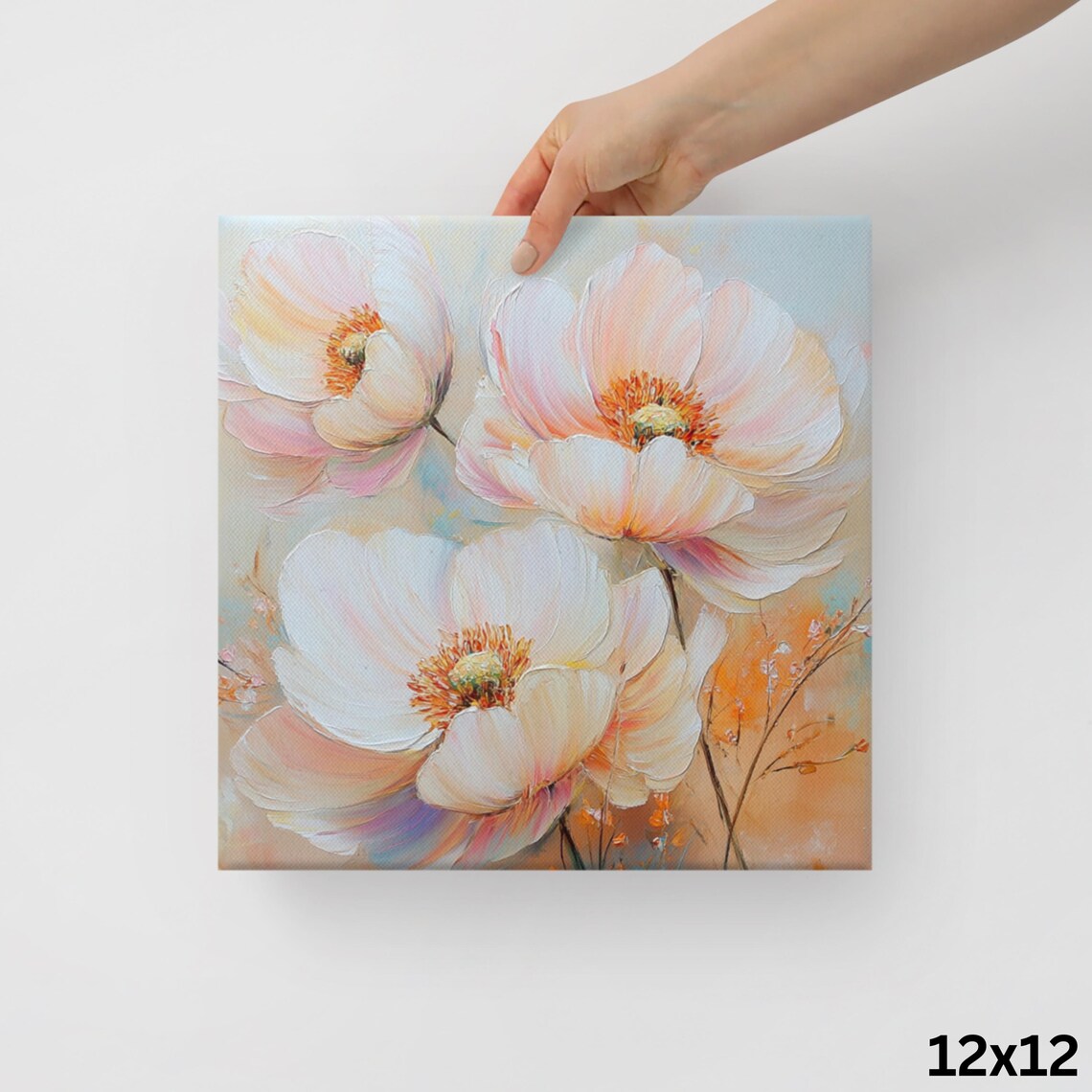 Pink Poppy Print Large Painting Print Flower Wall Art Nature Art Pink Poppy Painting Print Pink Wall Art - Image 2