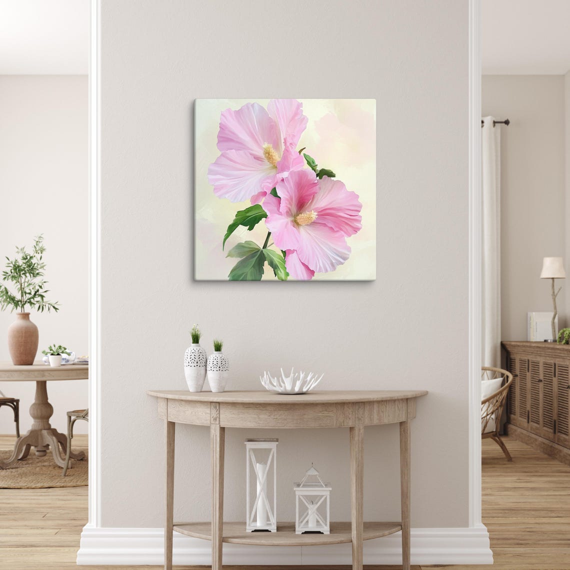 Rose Of Sharon Flower Print Painting Print Wall Art Rose Of Sharon Wall Art Flower Wall Art Hibiscus Flower Art - Image 5