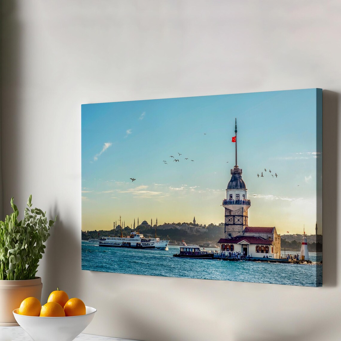 Maidens Tower Decorative Art Print, Regional Decor