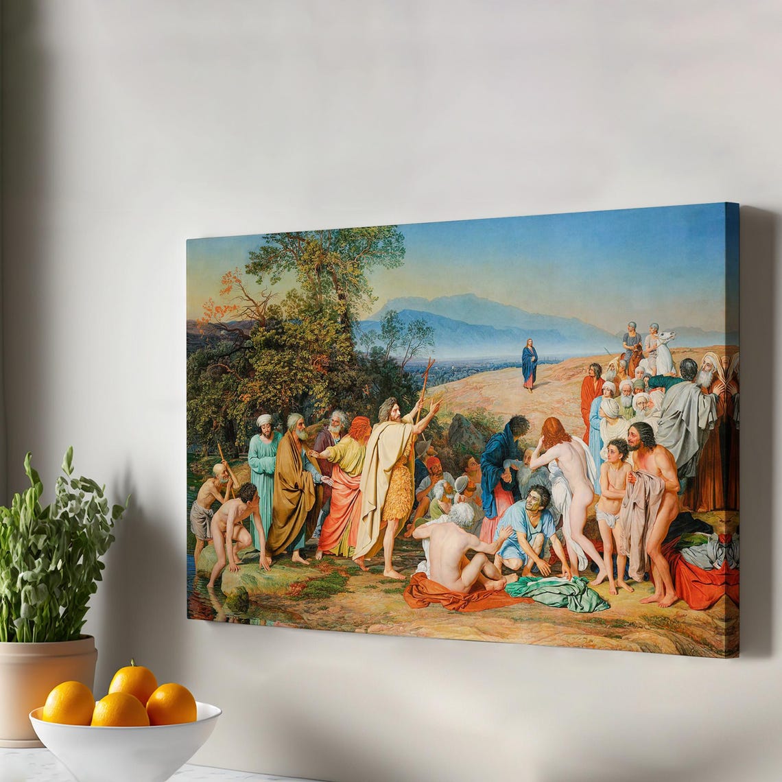 Appearance of Christ Before the People Biblical Scene Classical Poster