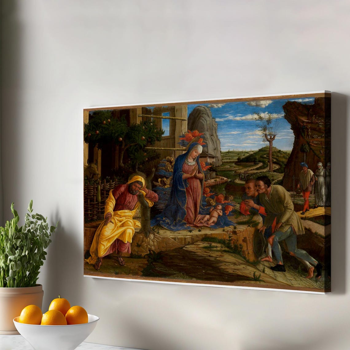 Adoration of the Shepherds Nativity Renaissance Old Master Poster