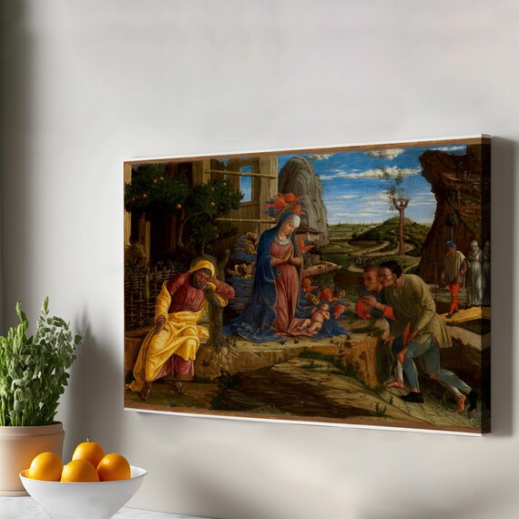 Adoration of the Shepherds Nativity Renaissance Old Master Poster