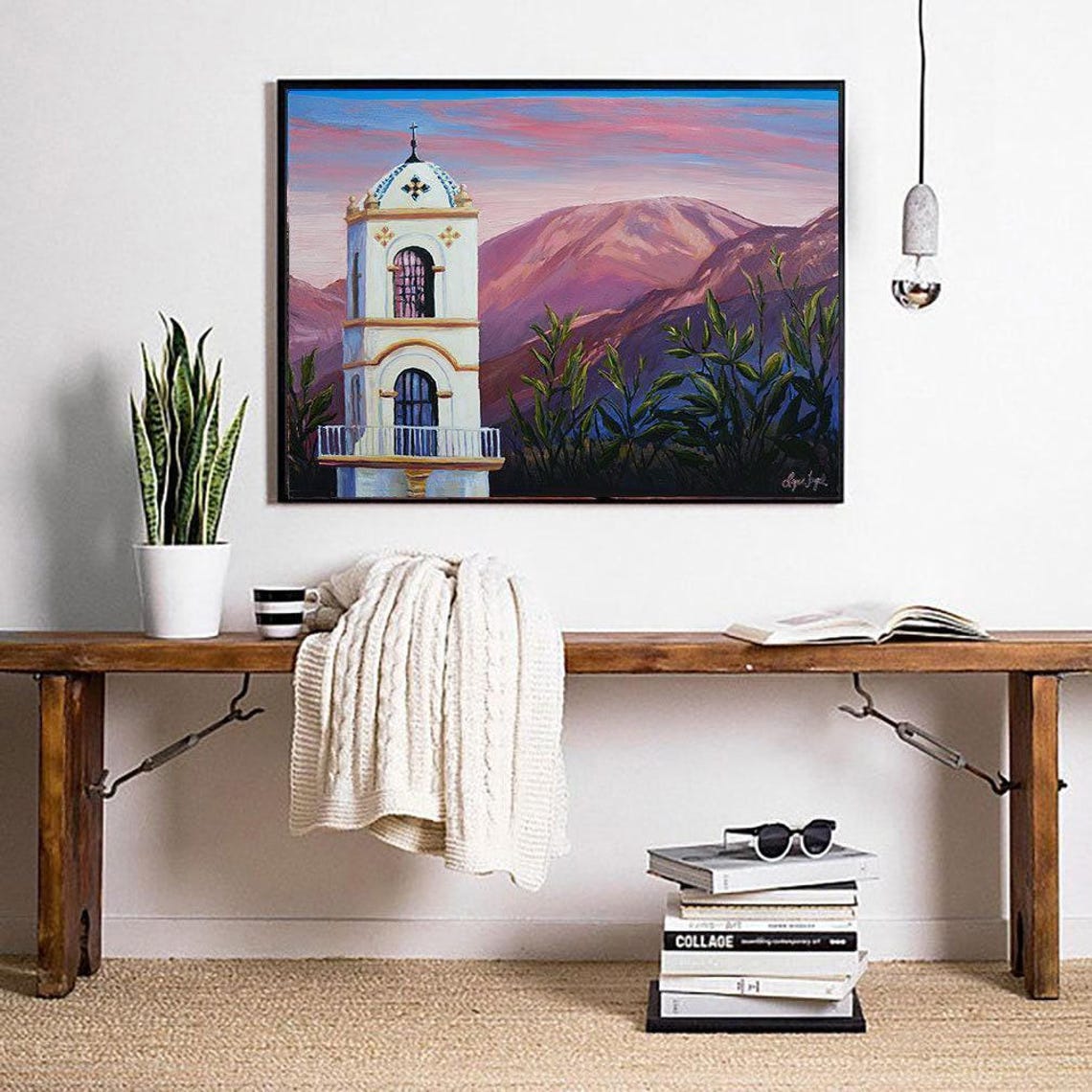 Ojai Pink Moment Prints On Fine Art Paper Gallery Wrap And Gallery Wrap In Float Frame Ojai Wall Decor Topa Topa Mountains - Image 3