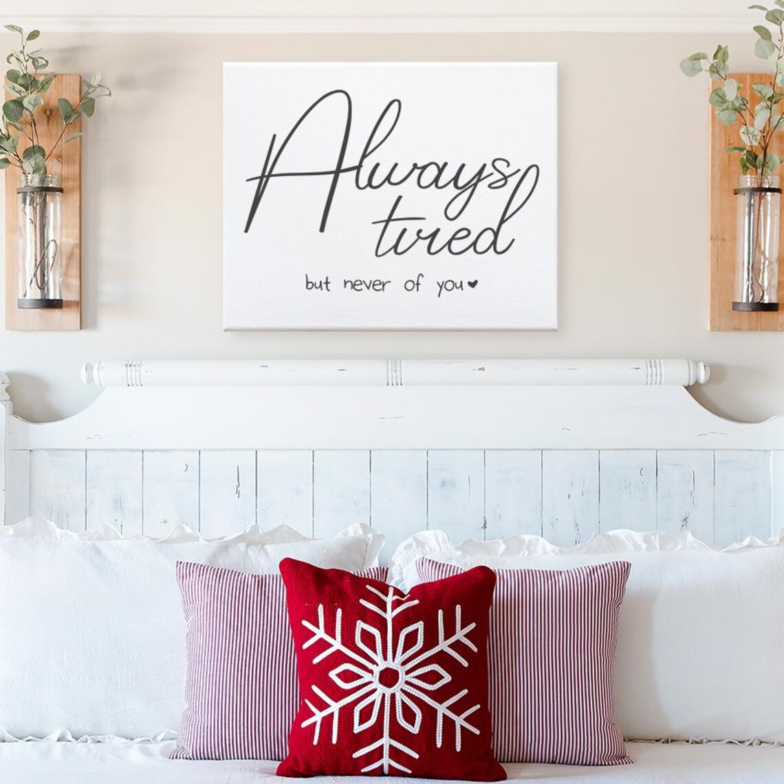 Always Tired But Never Of You Valentine Art Print - Image 3
