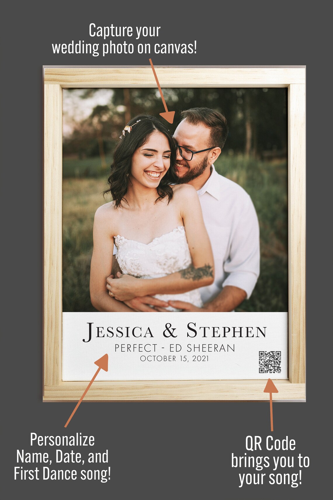 First Dance QR Code Wedding Gift, Custom Anniversary - Image 3