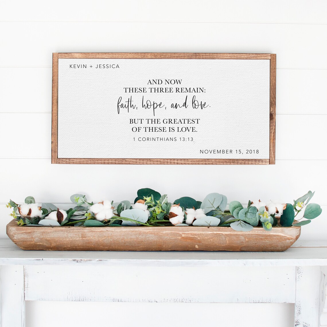 Personalized Wedding Bible Verse, Christian Art Print - Image 3