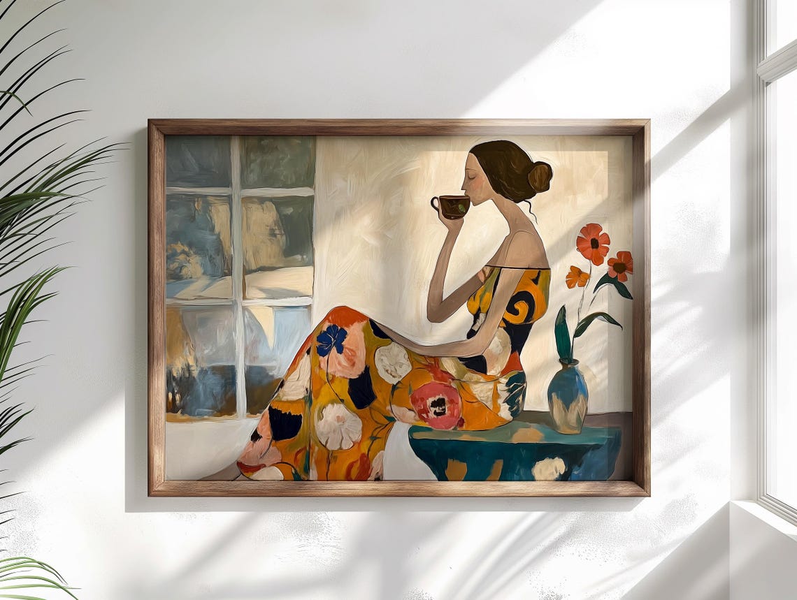 Matisse Abstract Kitchen Tea Time Art Print - Image 3