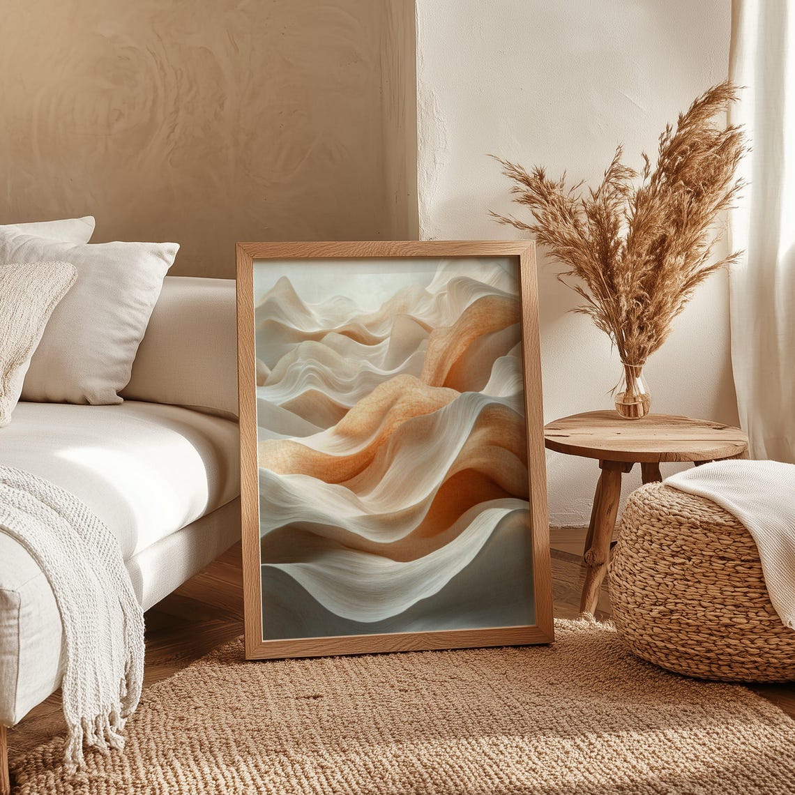 Abstract Neutral Wall Art Print Neutral Dcor Earth Tone Wall Art Minimalist Home Dcor Modern Abstract Deco Wall Dcor New Home Gift - Image 4