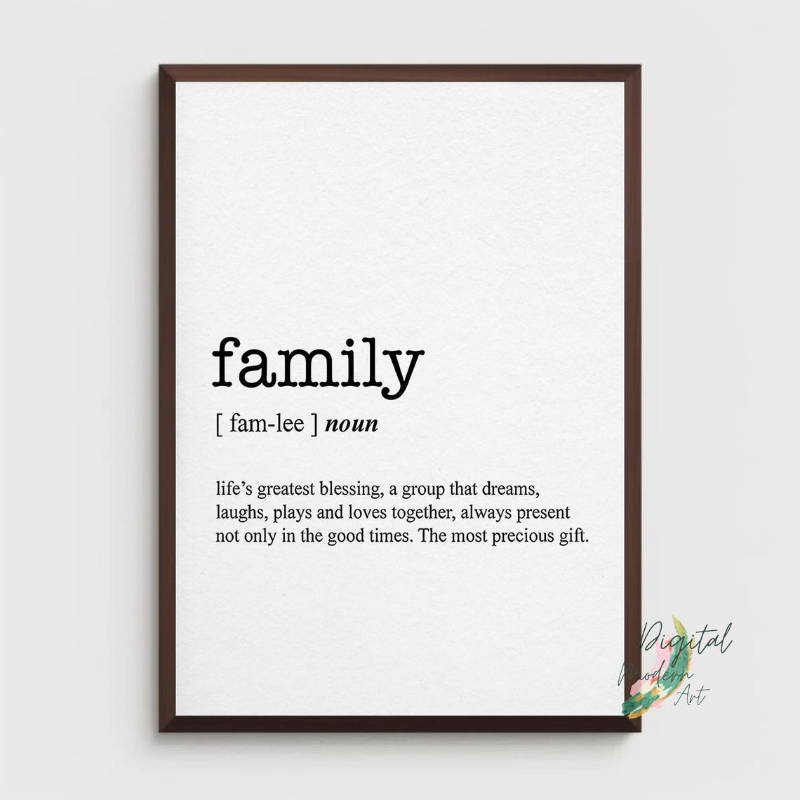 Marriage Definition Wedding Dictionary Meaning Love Quote Art Poster - Image 2