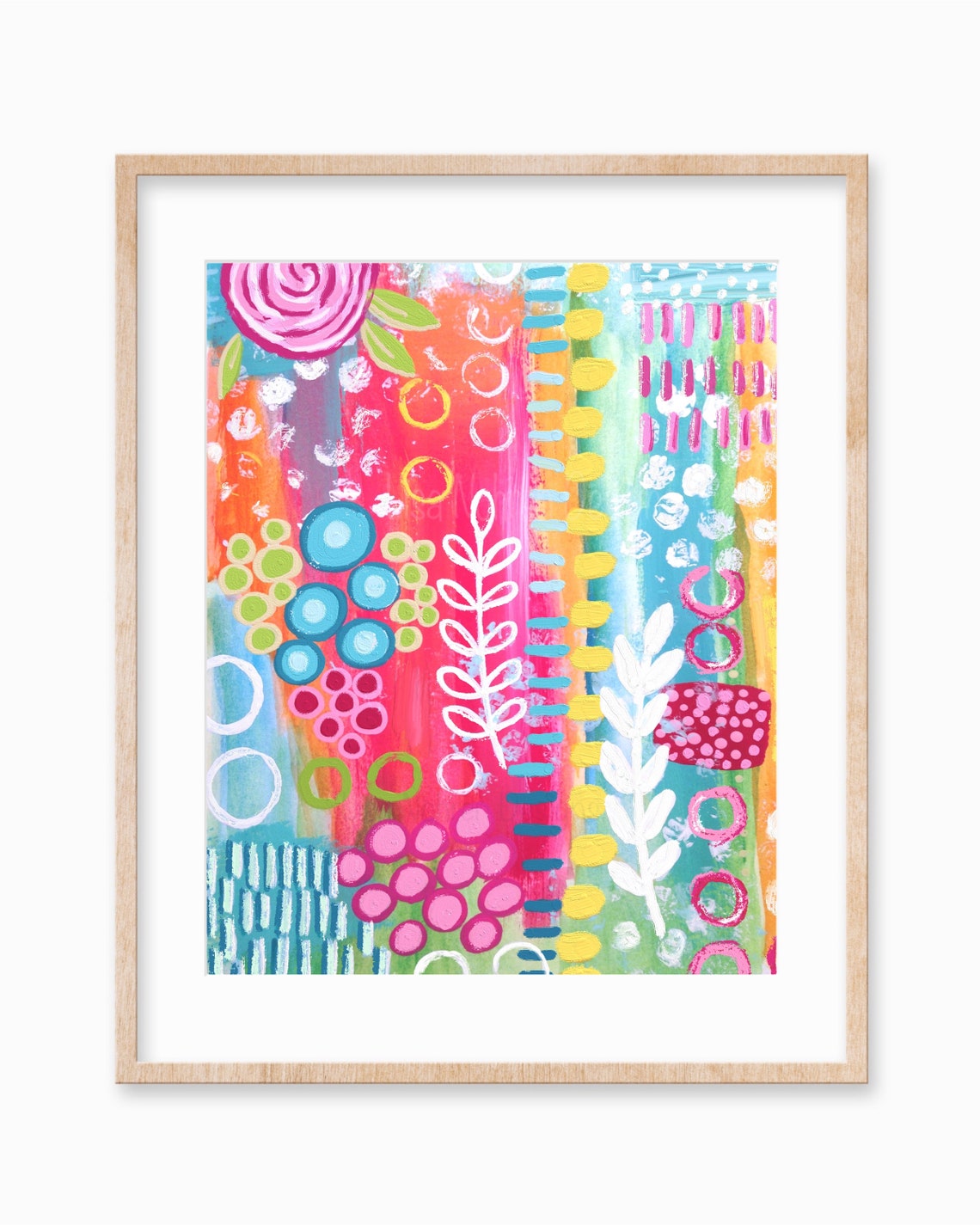 Colorful Abstract Painting, Girls Nursery