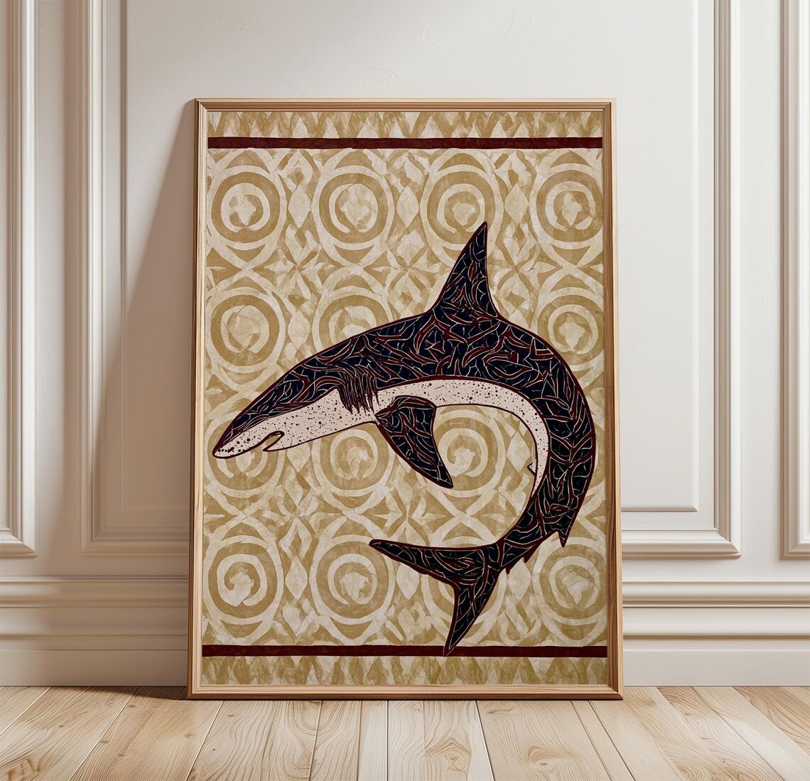 Shark Coastal Marine Art Print