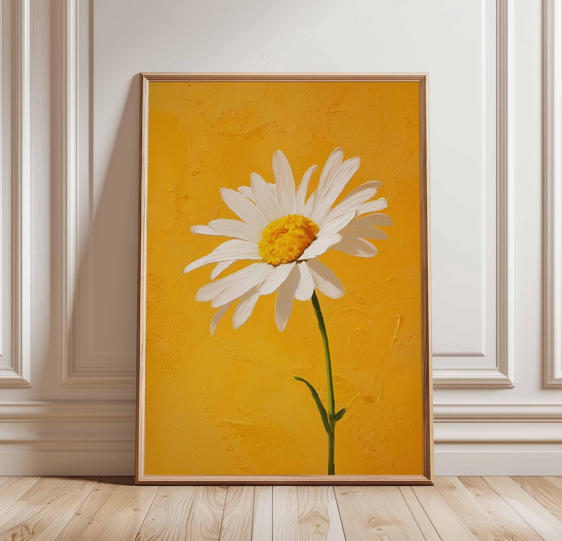 Daisy Flower Botanical Minimalist Poster