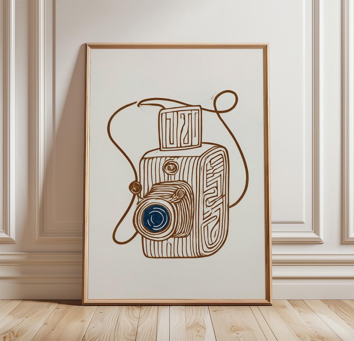 Vintage Camera Minimal Photography Poster