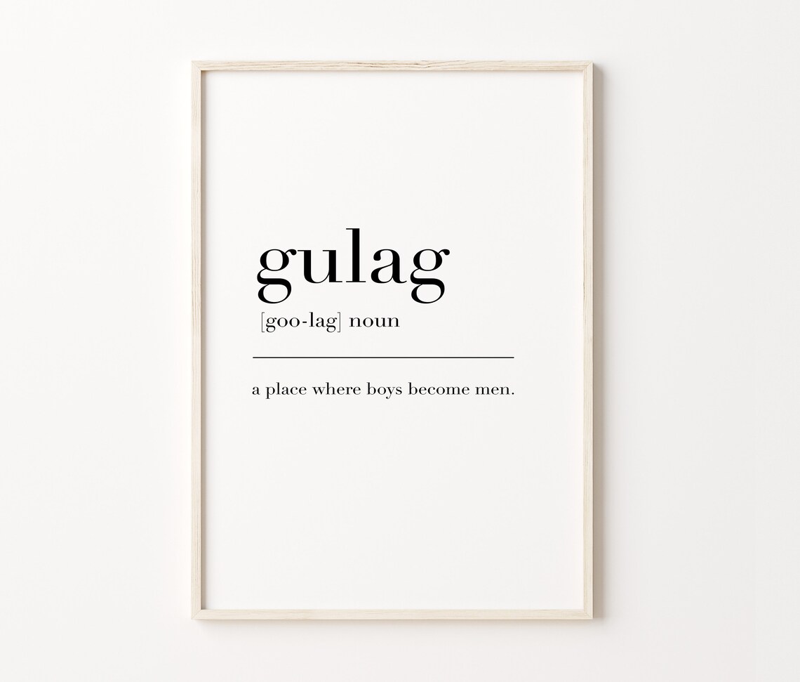 Gulag Gulag Print Gulag Poster Gulag Definition Gulag Wall Decor Gamer Definition Print Gulag Quote Gulag Wall Art - Image 4