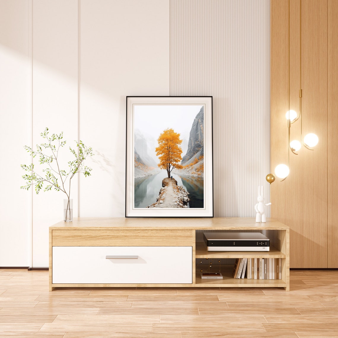 Nature Picture Tree Orange Poster On Matte Premium Paper Decoration Wall Decoration - Image 4