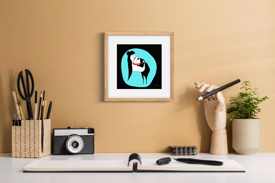Animal Lover 2, Minimalist Illustration - Image 2