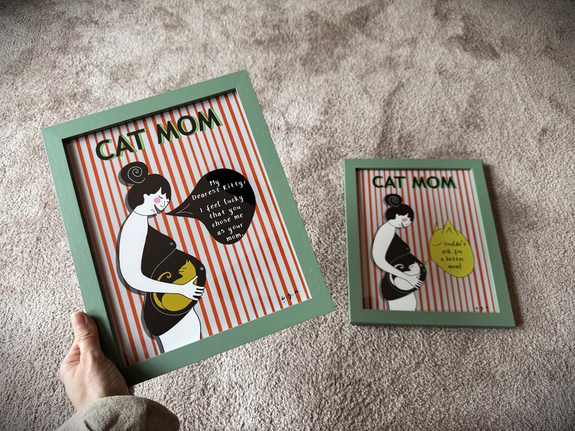 Cat Mom Kitty Mummy, Mothers Day Message - Image 4