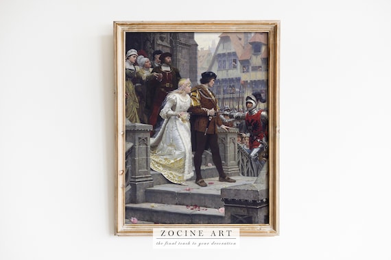 Edmund Leighton Bridal Procession 1888 Classic Painting Poster