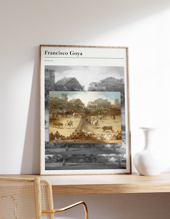 Francisco Goya Art Print Exhibition Poster Modern Wall Nouveau Eclectic