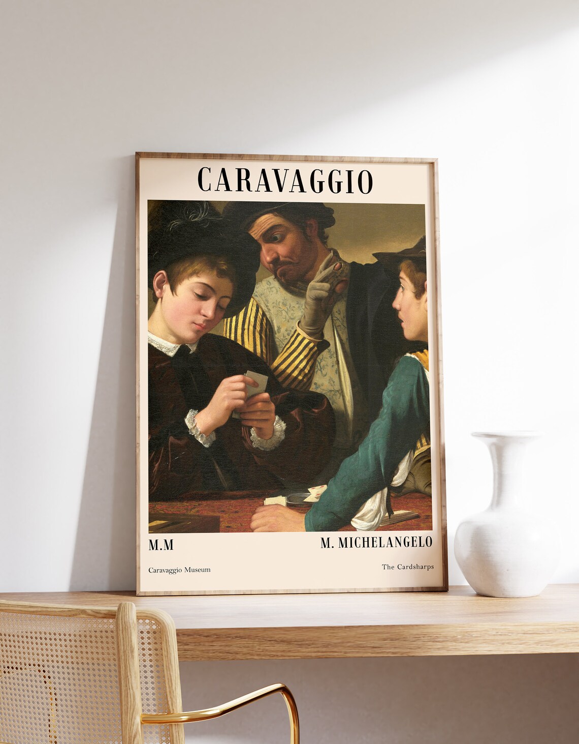 Caravaggio Poster Print Minimalist Art Modern Home Decor Farmhouse Baroque