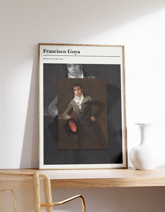 Francisco Goya Bartolome Sureda y Miserol 1803 Portrait Exhibition Poster