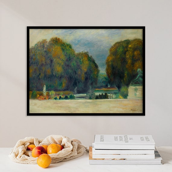 Renoir Versailles 1900 Vintage Countryside Poster Print