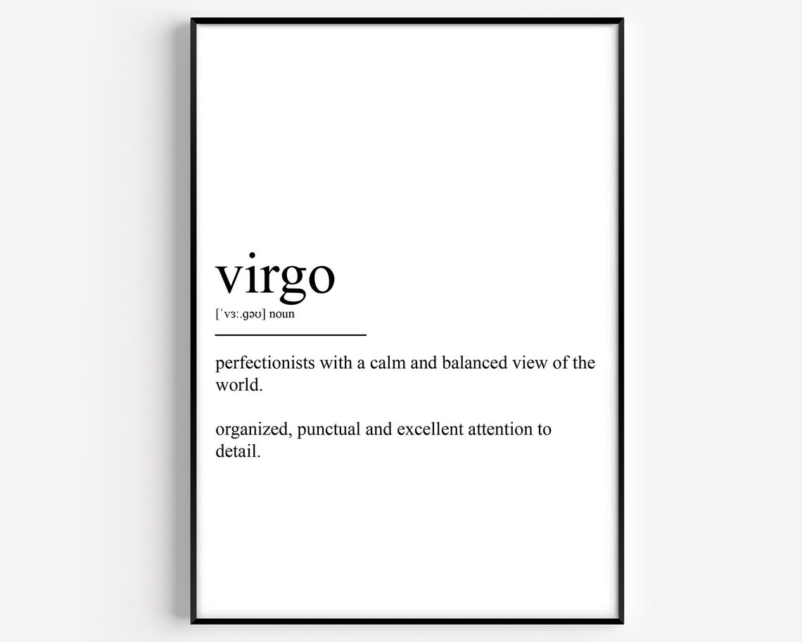 Virgo Definition Print