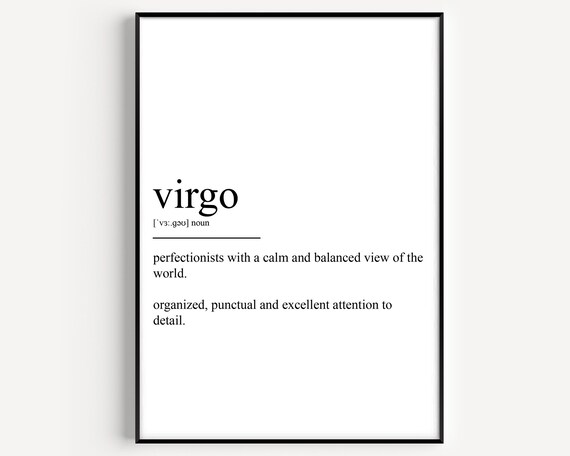 Virgo Definition Print