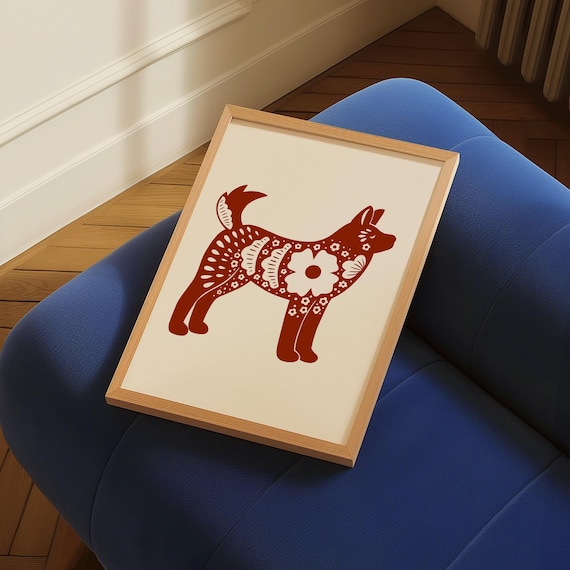 Year Of The Dog, Chinese Zodiac Art Print