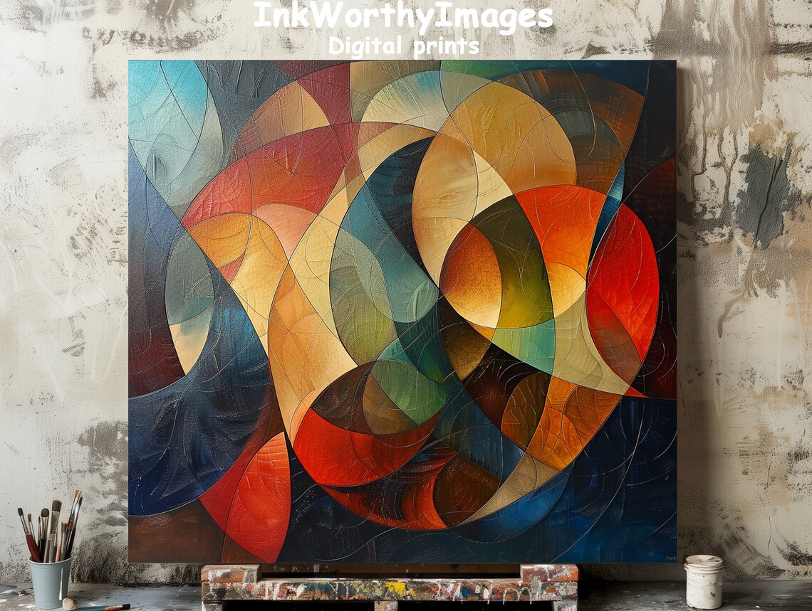 Geometric Abstraction, Modern Abstract Artwork