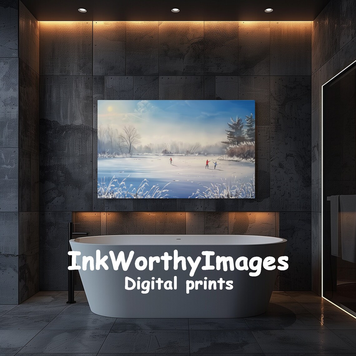 Winter Wonderland - Contemporary Travel Poster - Image 5