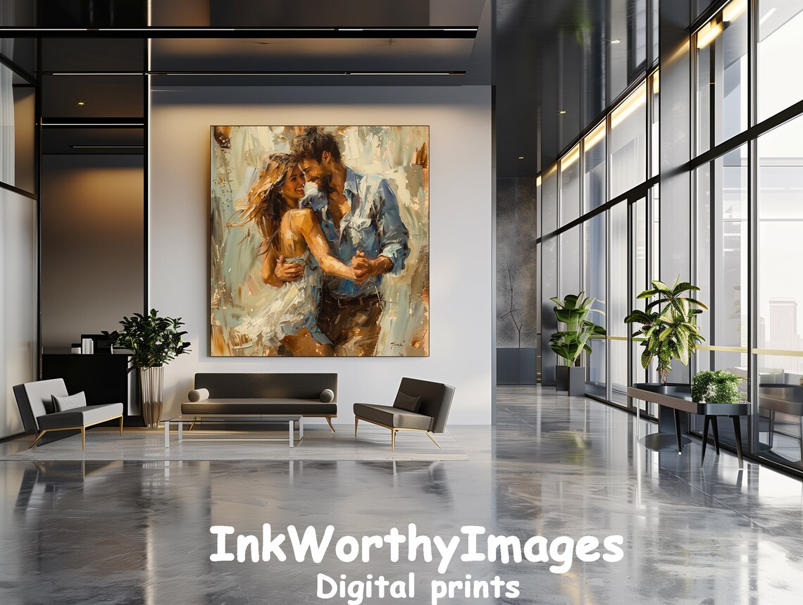Joyful Dance In Love, Modern Romance Poster - Image 6
