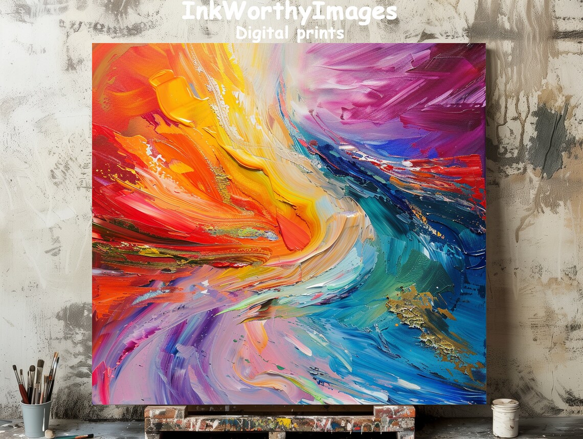 Dynamic Abstract - Contemporary Travel Poster