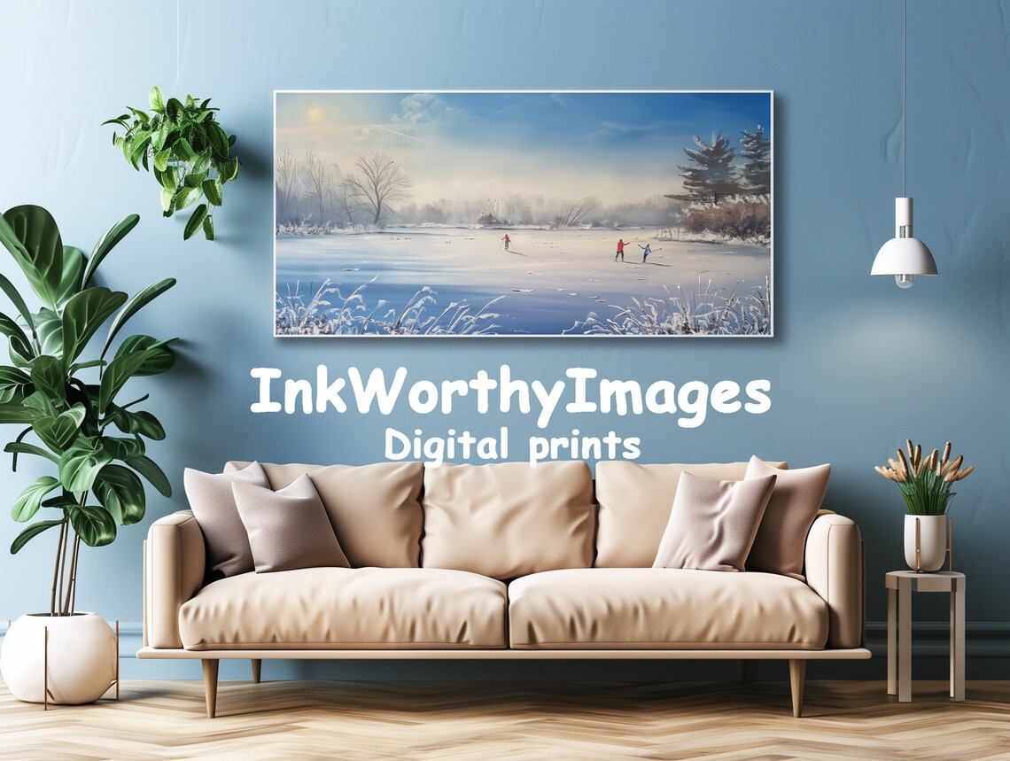 Winter Wonderland - Contemporary Travel Poster - Image 4