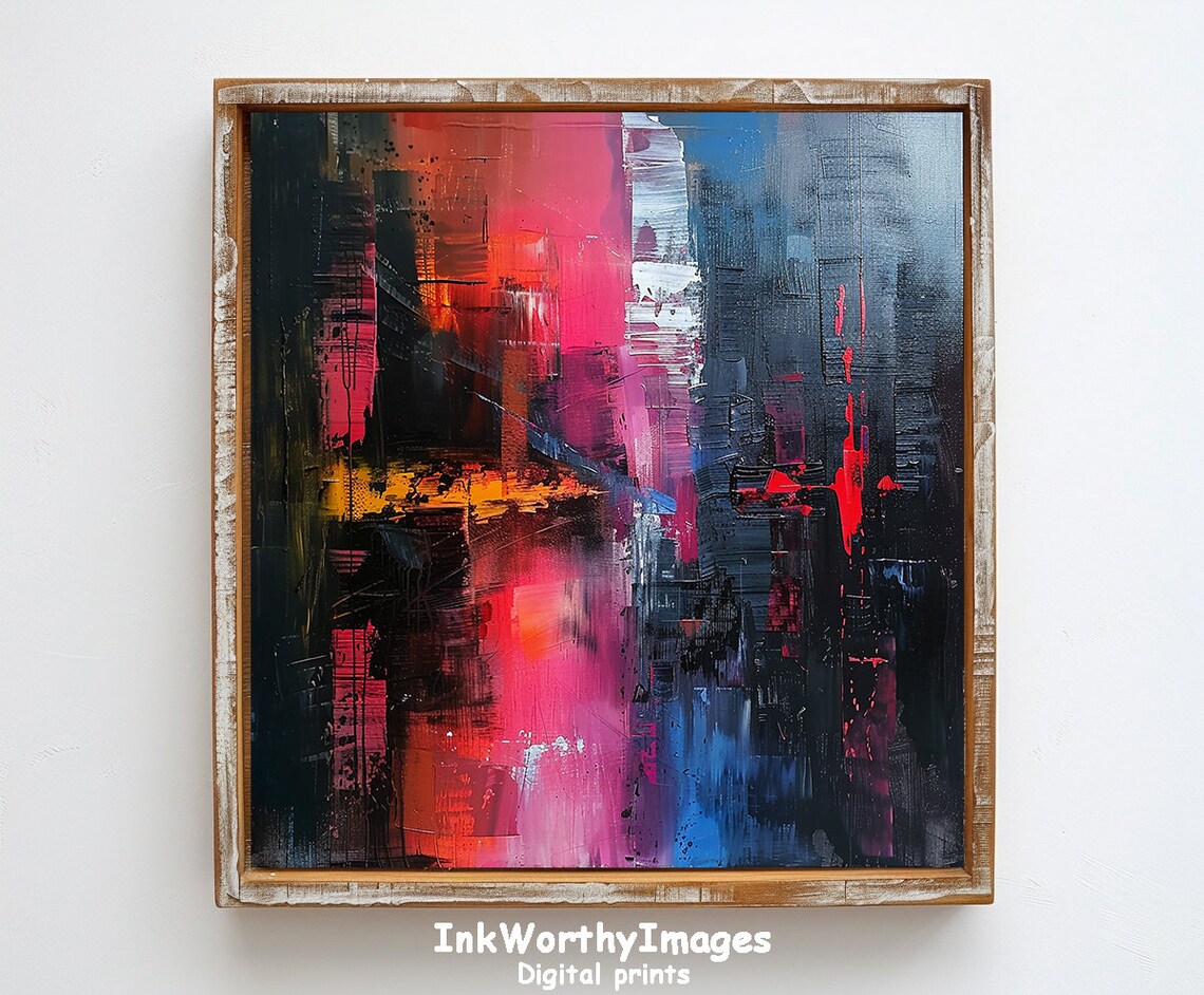Abstract Color Splash, Modern Vibrant Painting - Image 6