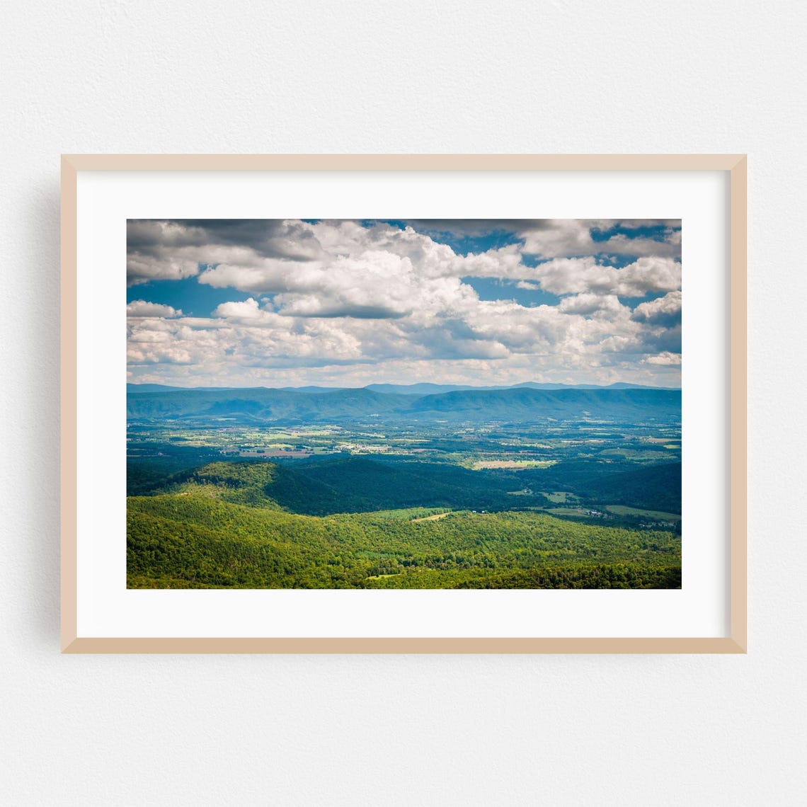 Virginia Shenandoah Valley Summer Landscape Photography Poster