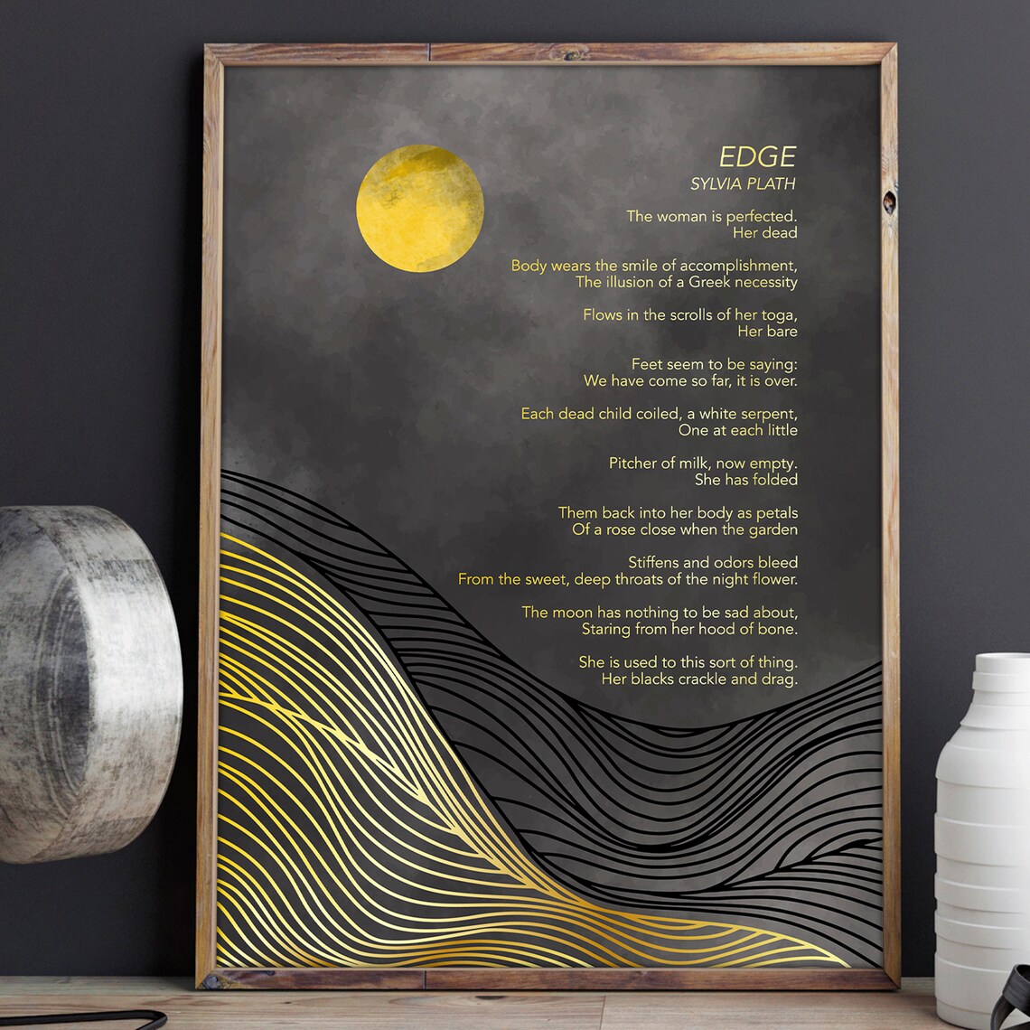 Sylvia Plath Poem Quote, Typography Art Print - Image 3