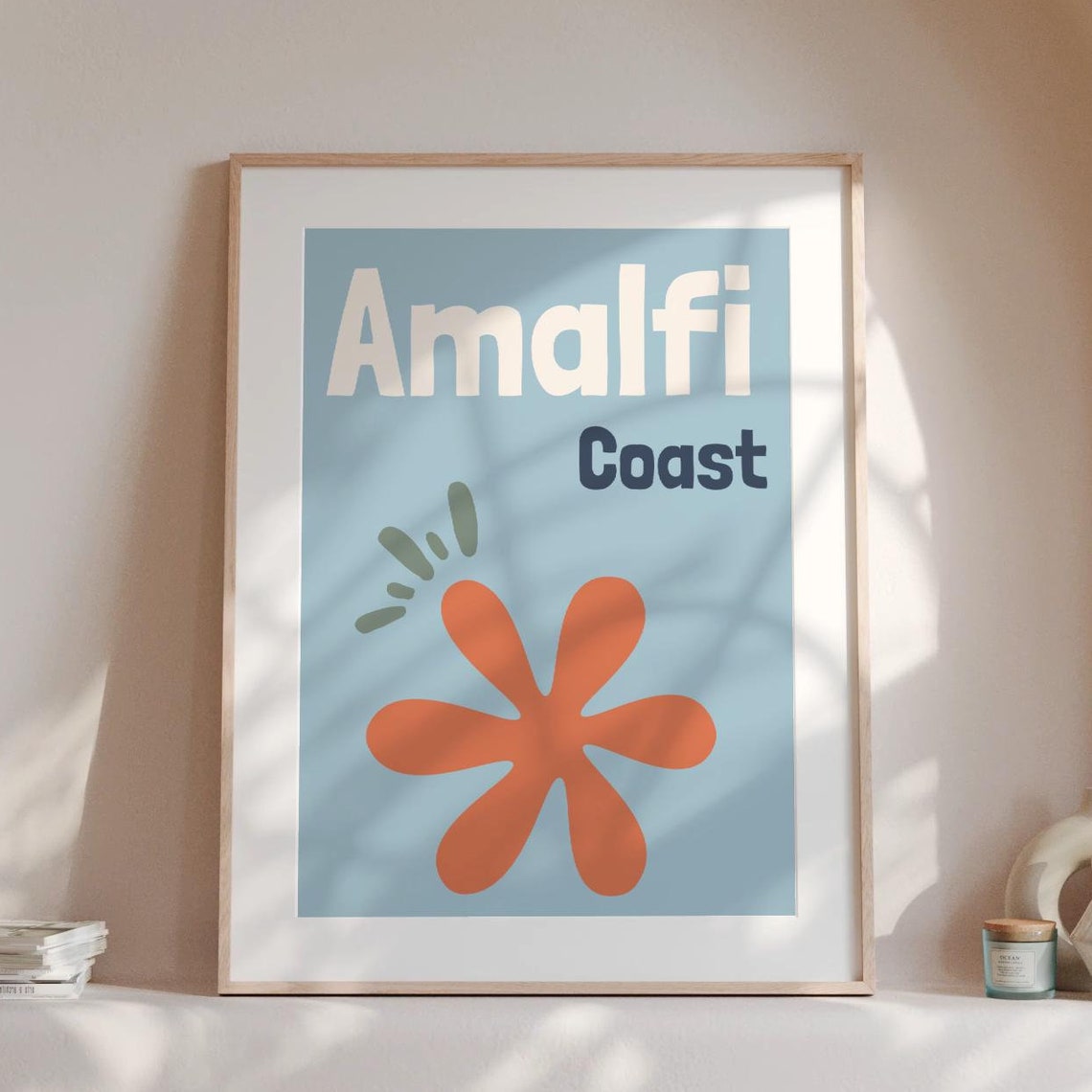 Custom Travel Photobook Cover Amalfi Coast Travel Poster Coffee Table Book Travel Keepsake Travel Poster Holiday Poster Positano Wall Art