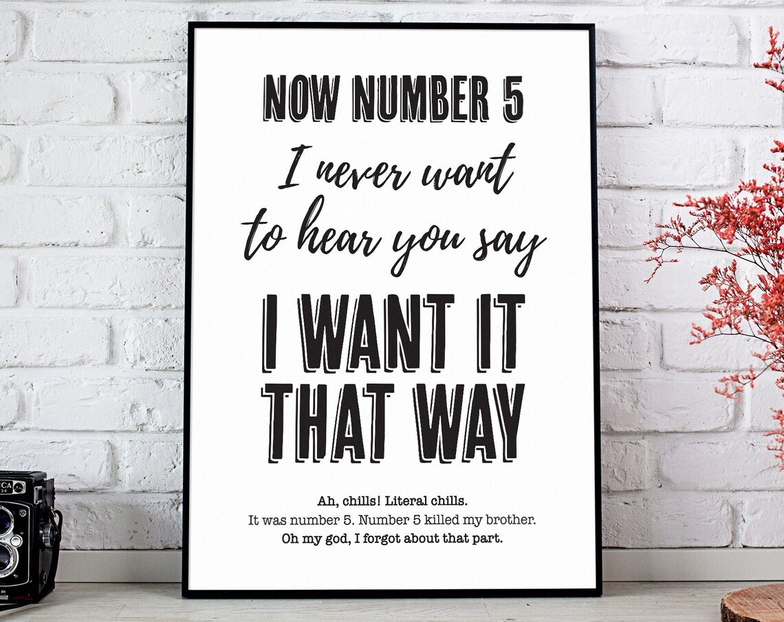 Jake Peralta Brooklyn 99 Quote Poster Print