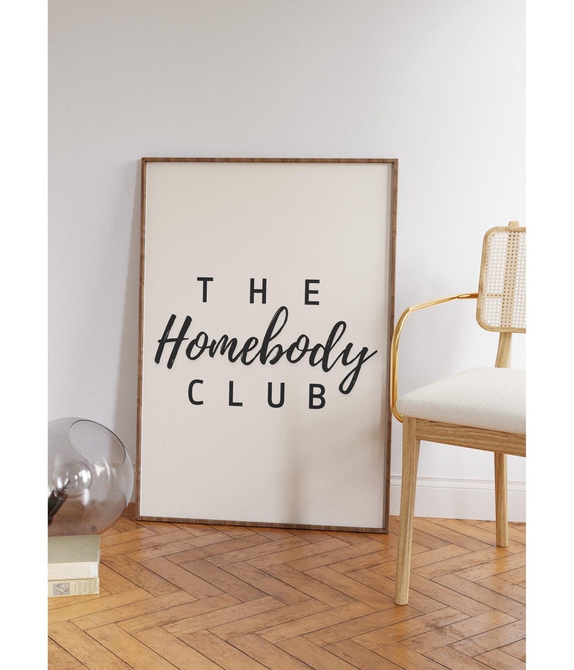 The Homebody Club Minimalist Typography Quote Gallery Wall Poster - Image 2