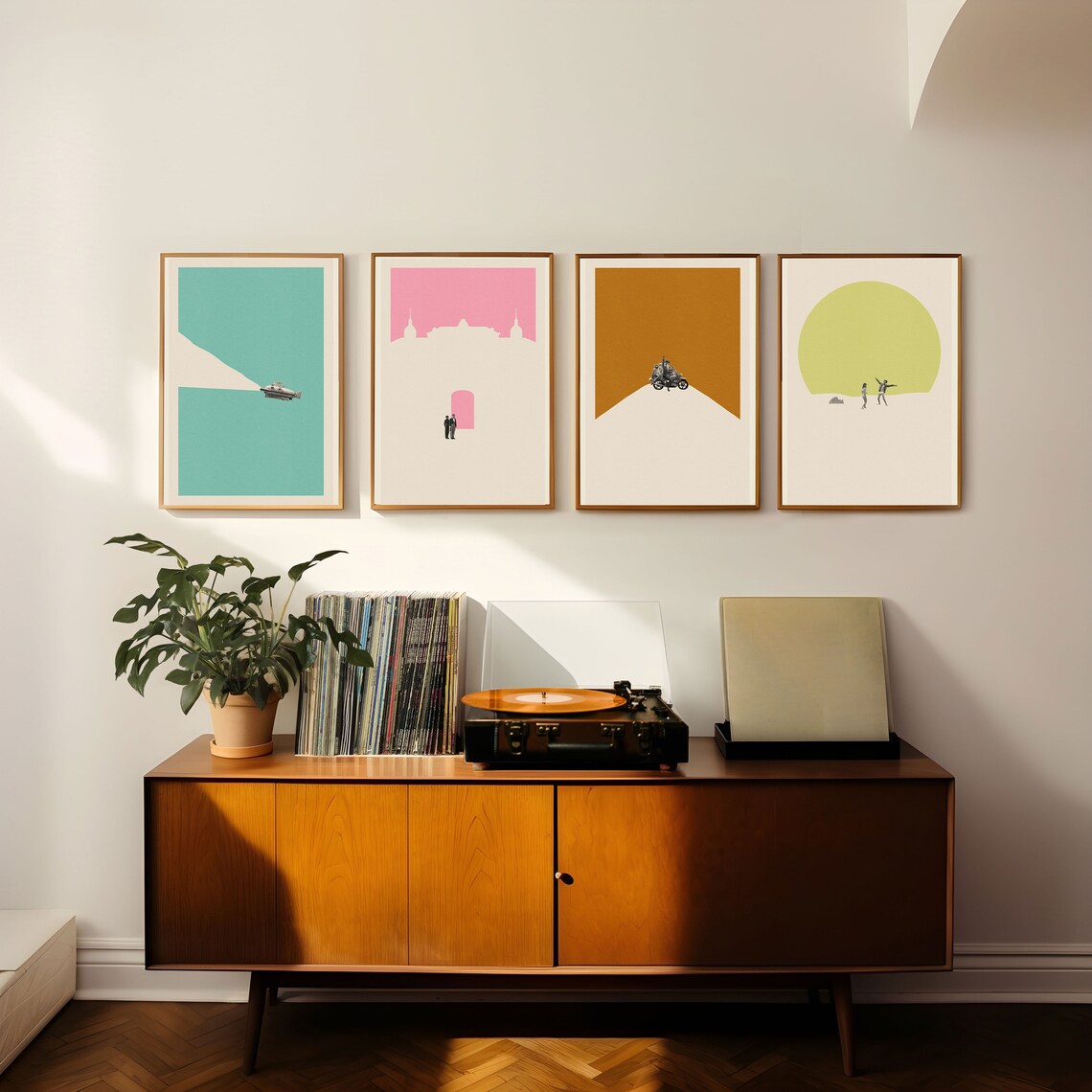 Life Aquatic Inspired Minimalist Retro Art Print - Image 4