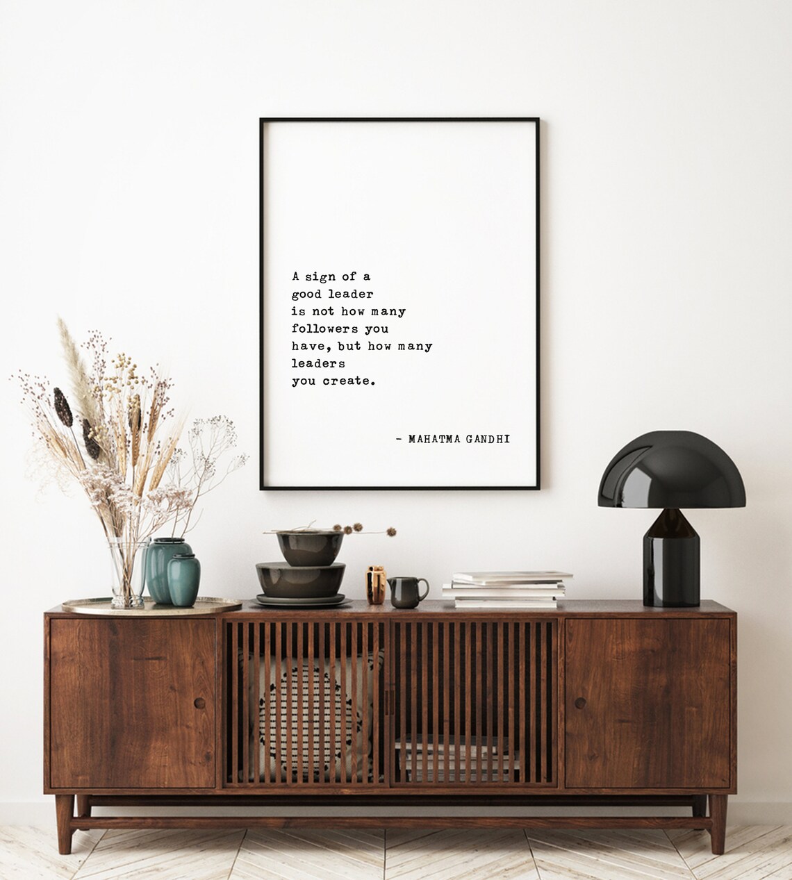 Mahatma Gandhi Quote Leadership Gift for Boss - Image 3