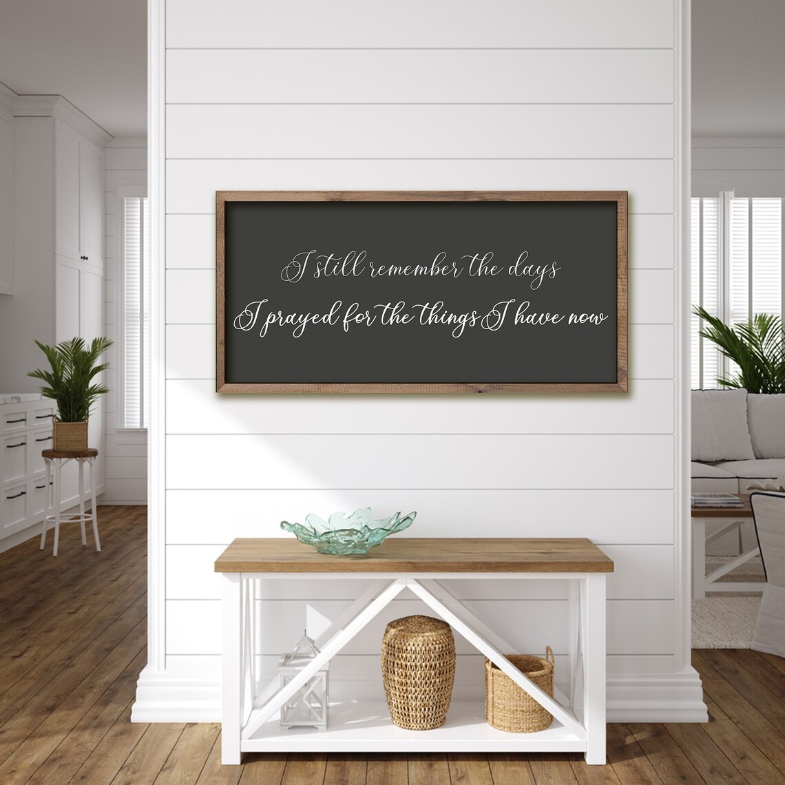 Inspirational Gratitude Quote I Prayed for the Things I Have Poster - Image 2
