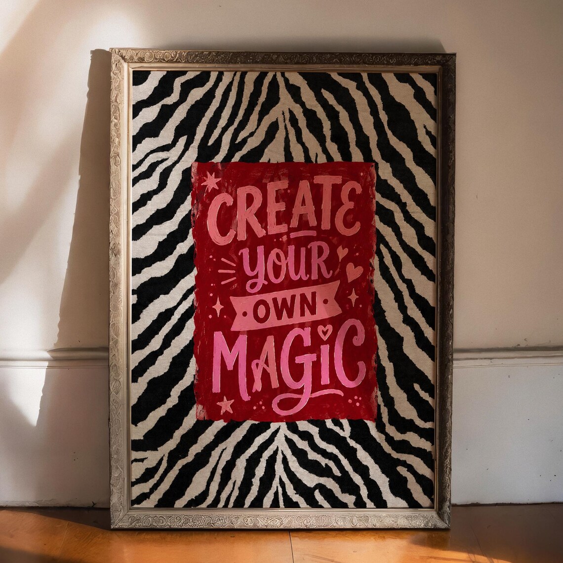 Create Your Own Magic Motivational Quote Poster