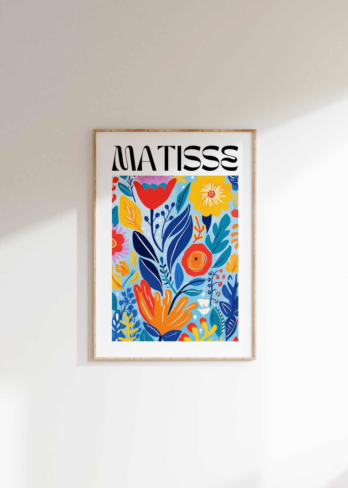 Henri Matisse Minimalist Poster, Modern Gallery Art Print