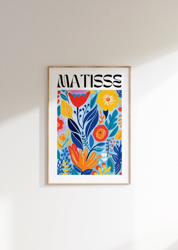 Henri Matisse Minimalist Poster, Modern Gallery Art Print