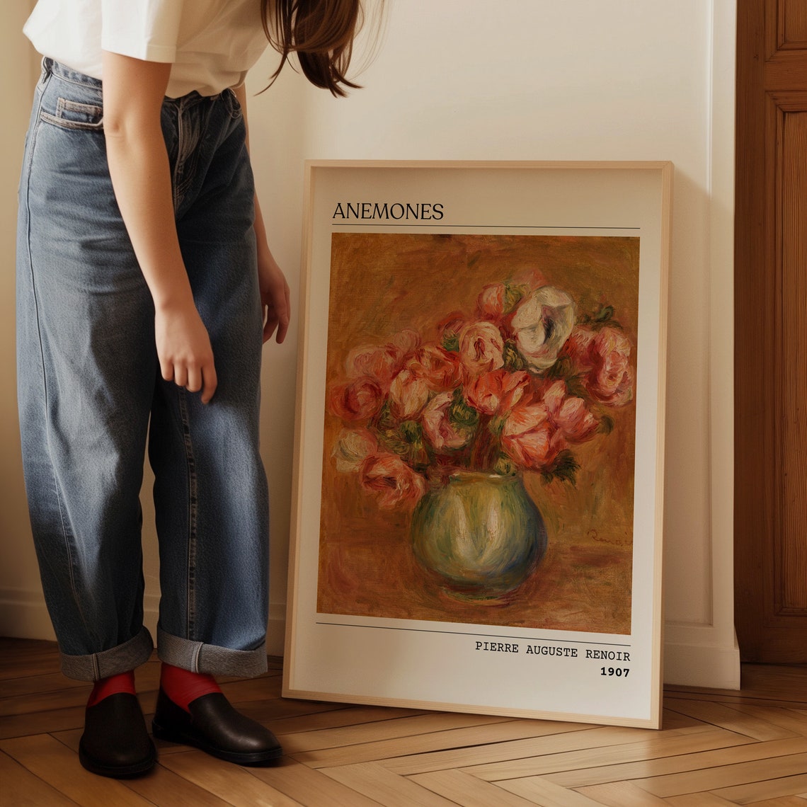 Pierre Auguste Renoir Anemones 1907 Floral Still Life Poster - Image 5