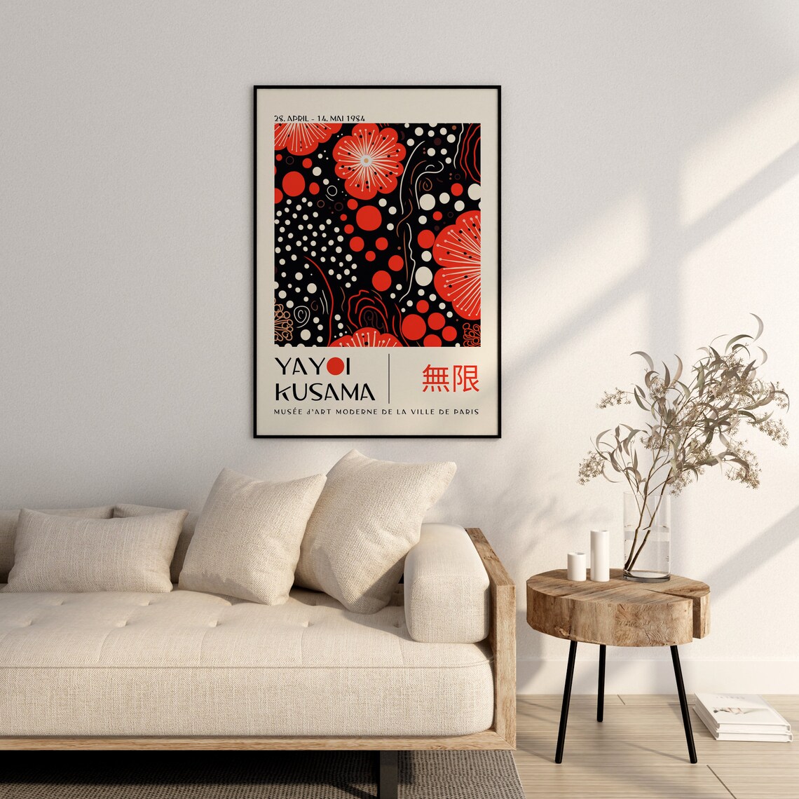 Yayoi Kusama Japanese Gallery Wall Art, Abstract Poster - Image 2