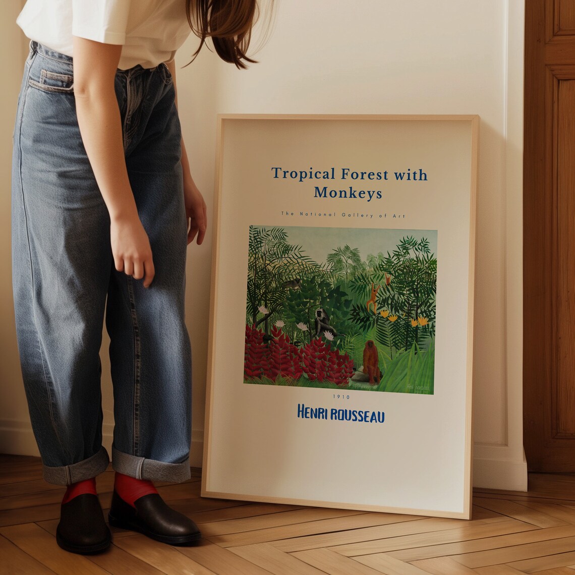 Henri Rousseau Poster Scene In Bagneux On The Outskirts Of Paris Realism Art Antique Decor Home Decoration Garden Poster - Image 4
